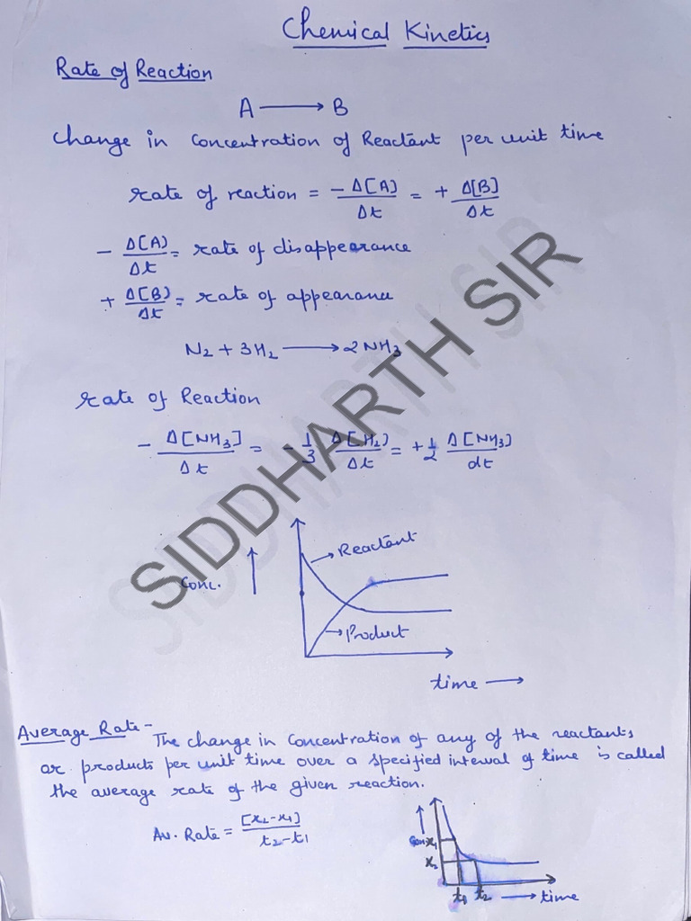 Chemical Kinetics Pdf Pdf