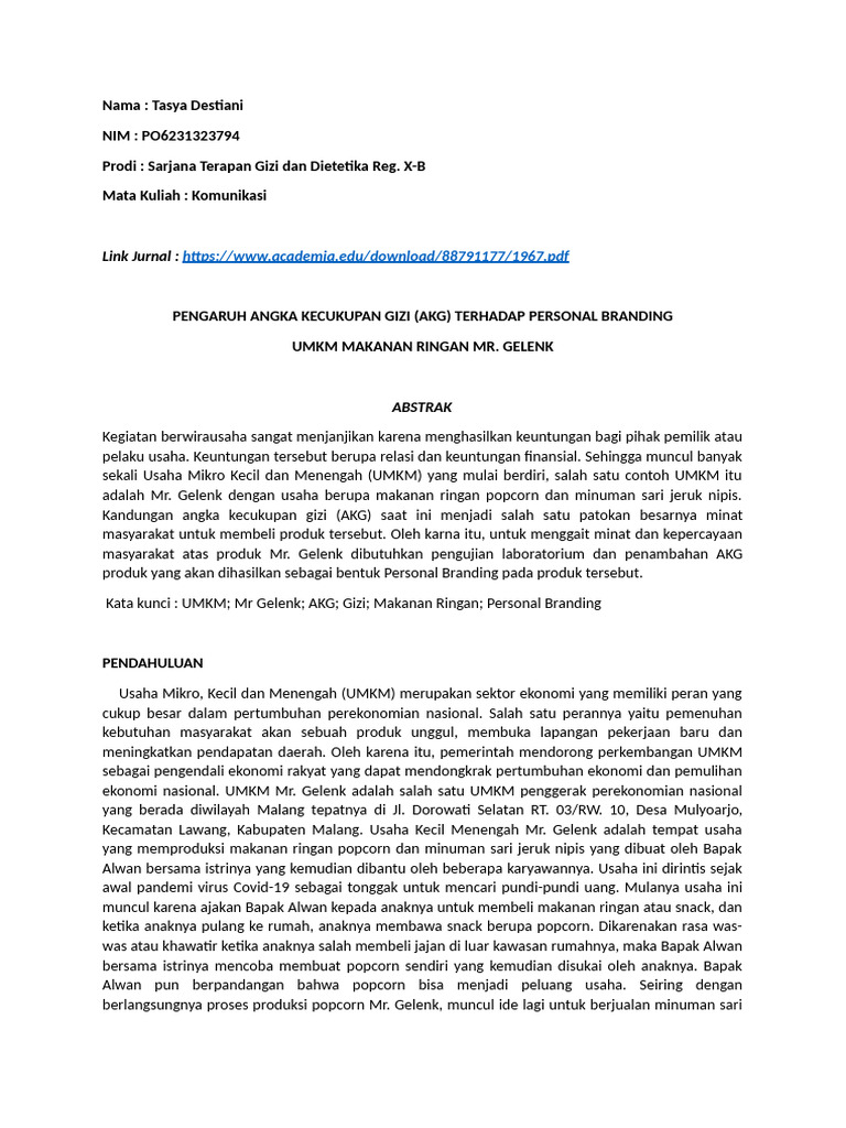 Personal Branding Pdf