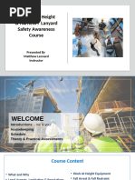 Working at Heights Training Manual | PDF | Risk | Occupational Safety ...