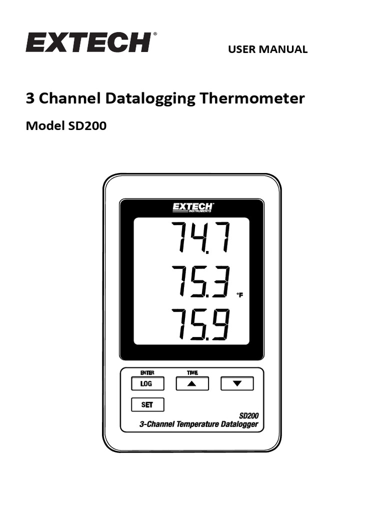 Extech Data Logger | PDF