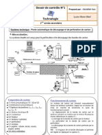 Devoir de Contrôle N°1 - Technologie - 1ère AS (2010-2011) MR Abdllah Kais