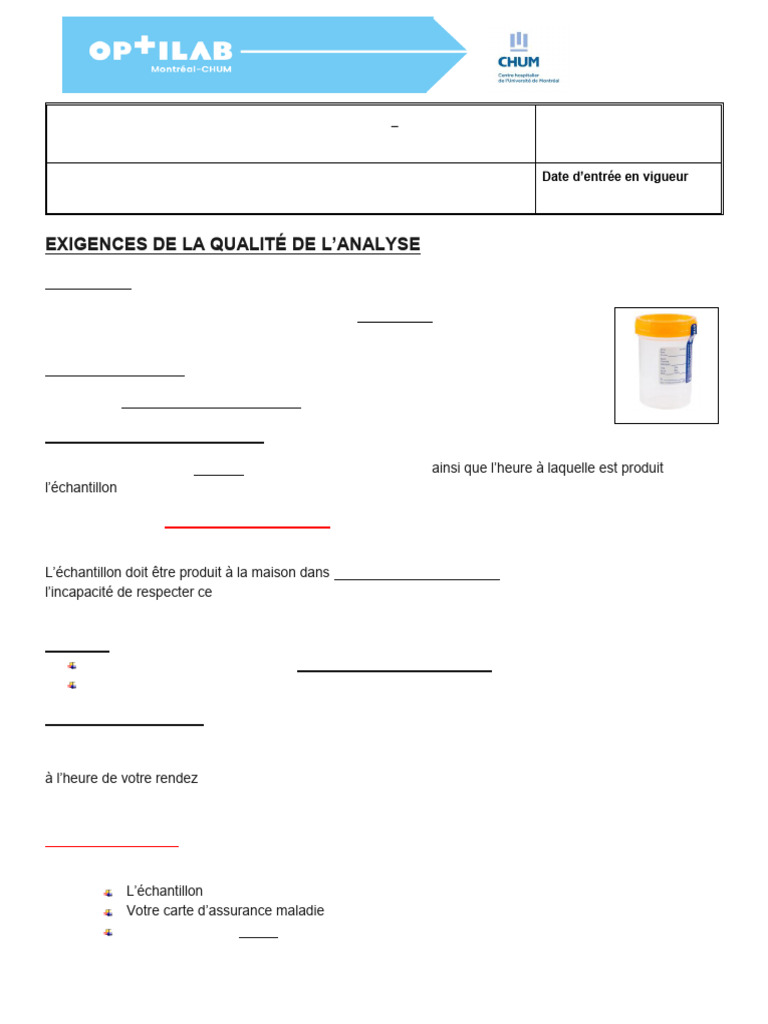 Spermogramme | PDF