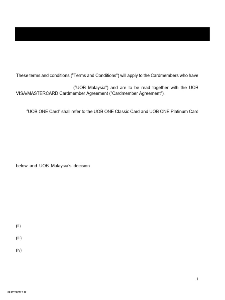 One Card TN | PDF