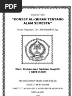 Download Tugas Tafsir Konsep Alam Semesta Dalam Quran by Muhammad Saddam Naghfir SN76078441 doc pdf