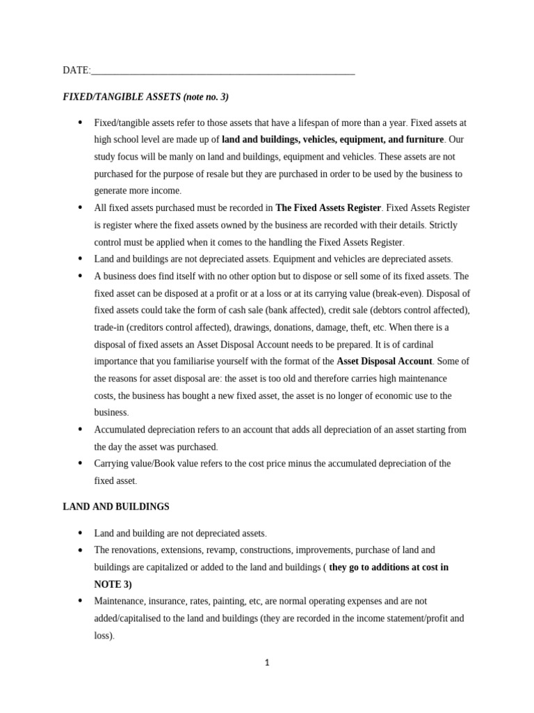 Fixed Assets Management Overview | PDF | Depreciation | Business