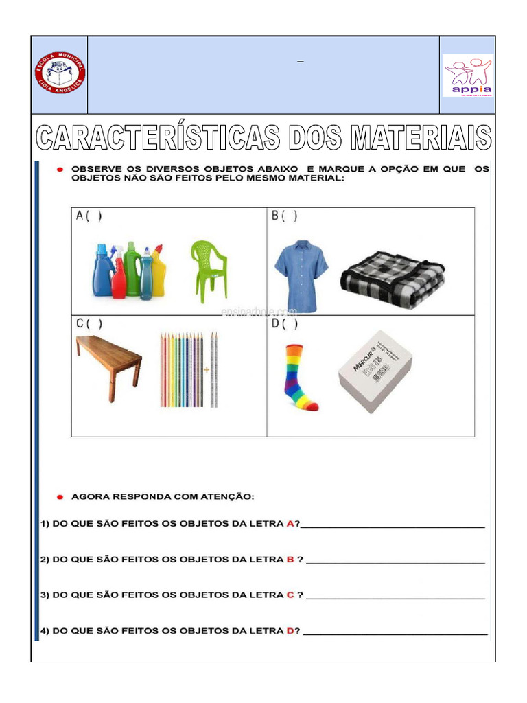 Caracteristicas Dos Materiais 2 | PDF