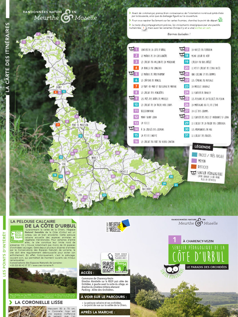 31 Randonnées Nature en Meurthe-Moselle | PDF