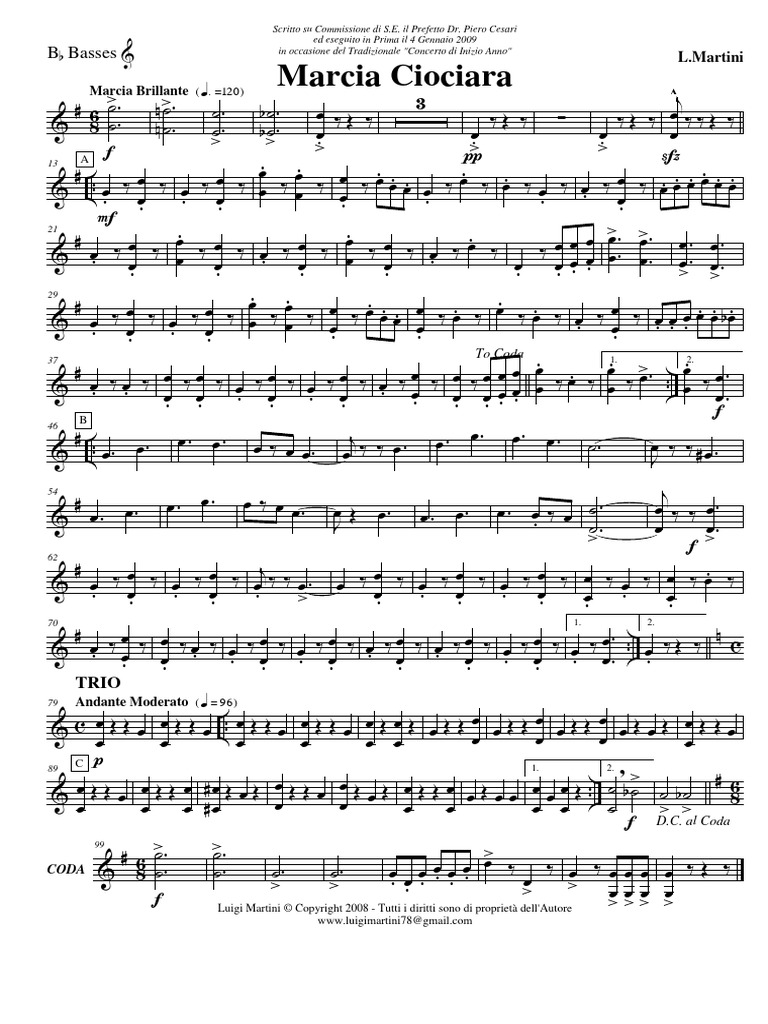 MarciaCiociara - 021 BB Tuba (Add. Parts) | PDF
