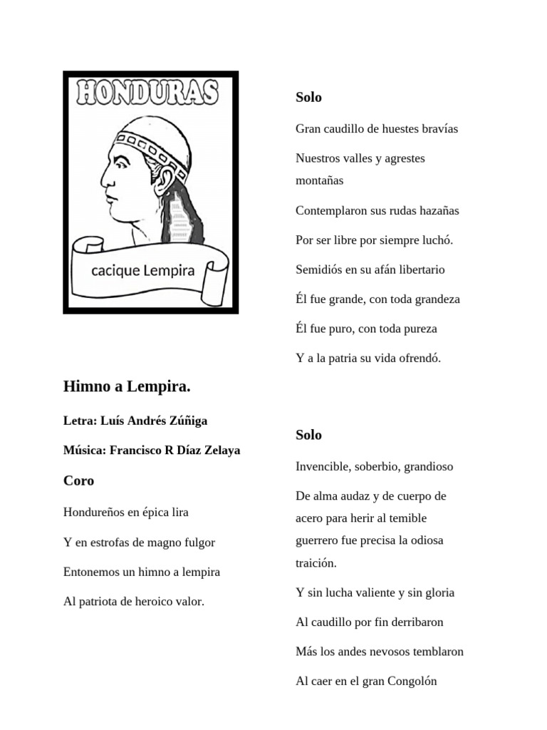 Himno A Lempira | PDF