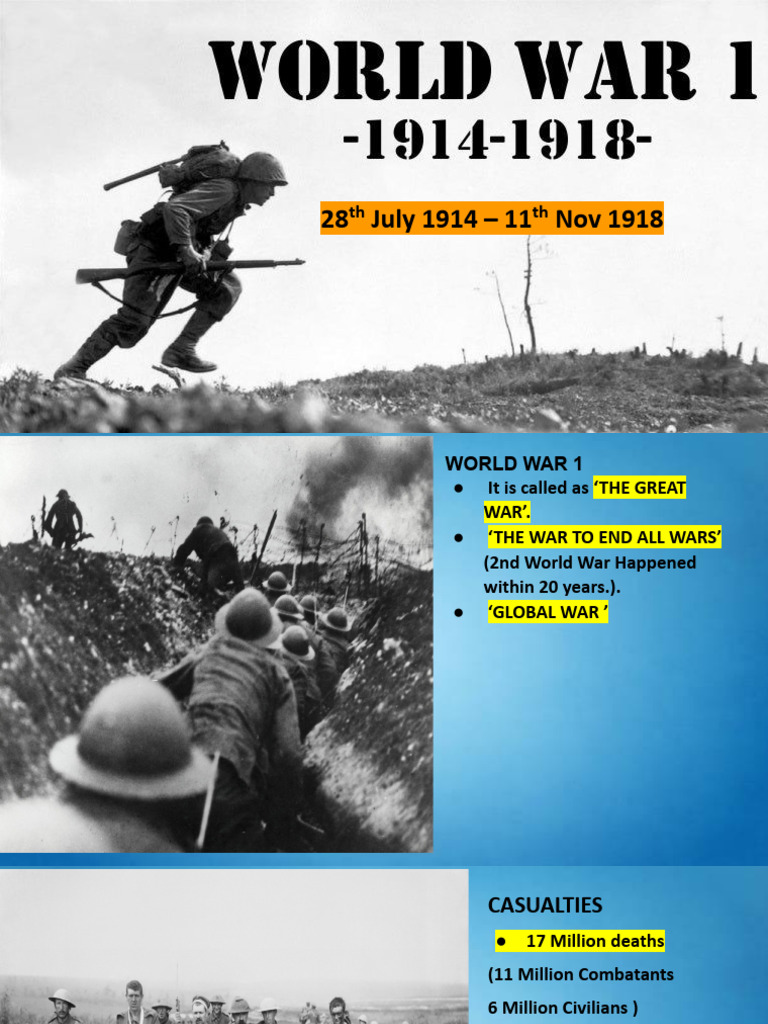 World War 1 | PDF