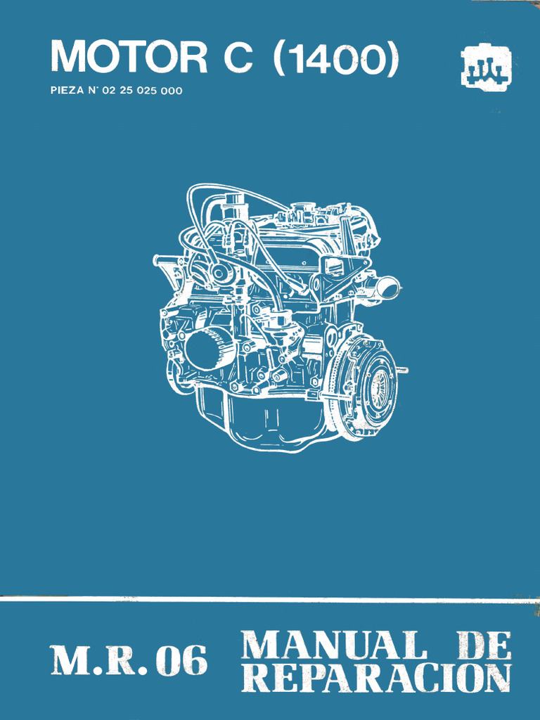 Manual Reparación Motor C 1400 | PDF