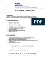 Metodo de Analisis Del Biocop 15AP