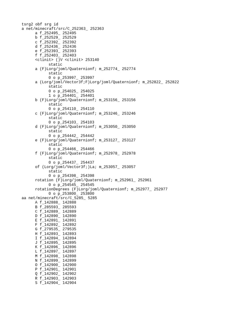 MCP - Config-1 20 1-20230612 114412-Mappings | PDF