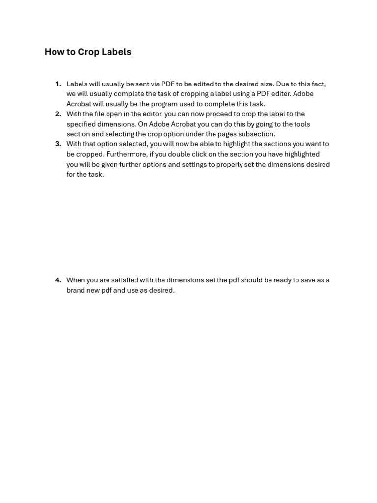 How To Crop From Pdf File