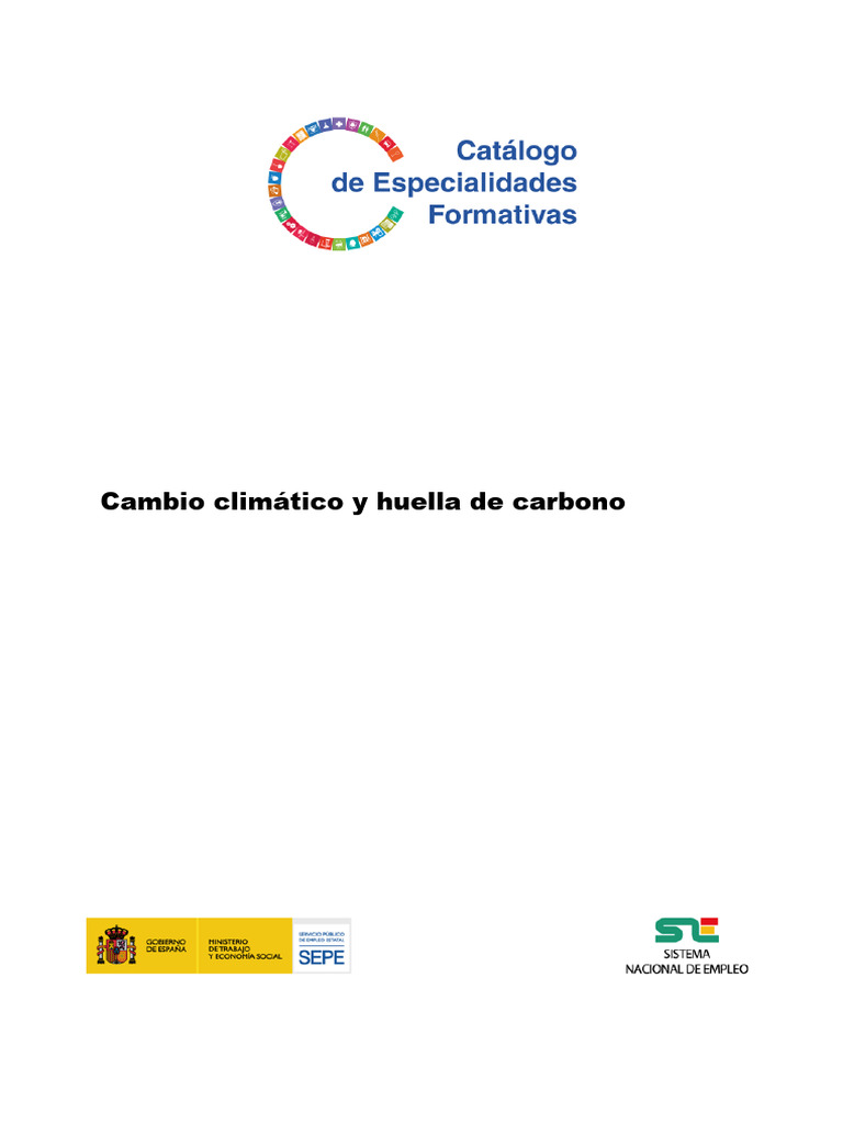 Cambio Climatico y Huella de Carbono | PDF