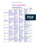 Final Presentation Rubric EB