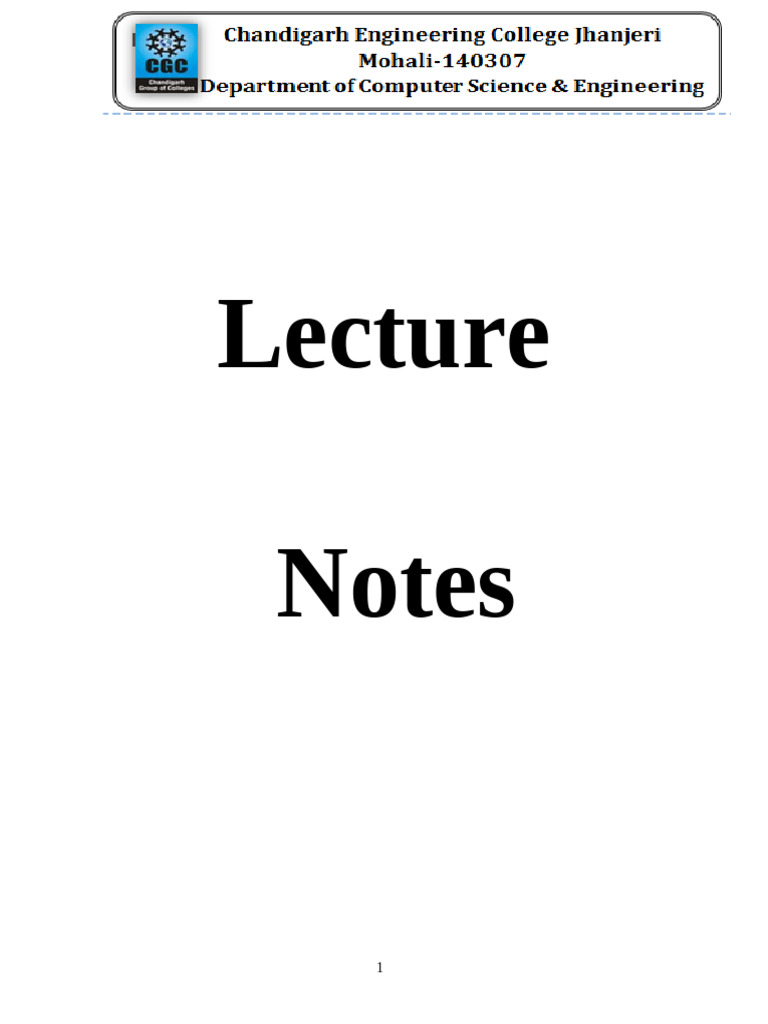 PC Notes | PDF