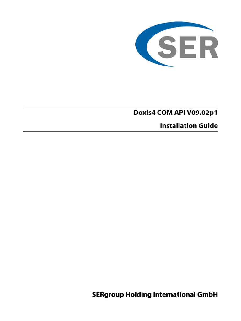 IG DOXiS4 COMAPI | PDF