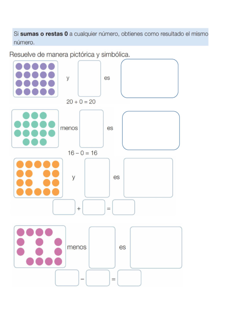Guia de Sumar y Restar Mat. | PDF
