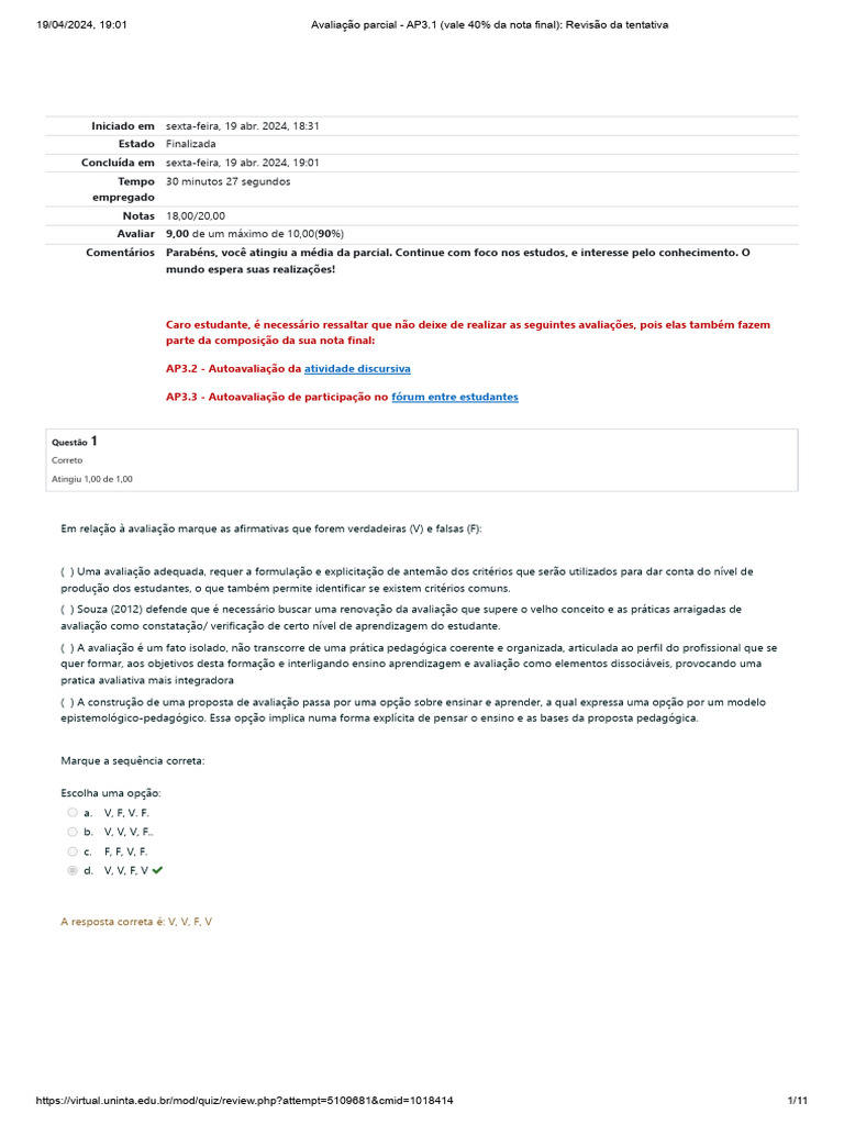 Prova 3 | PDF