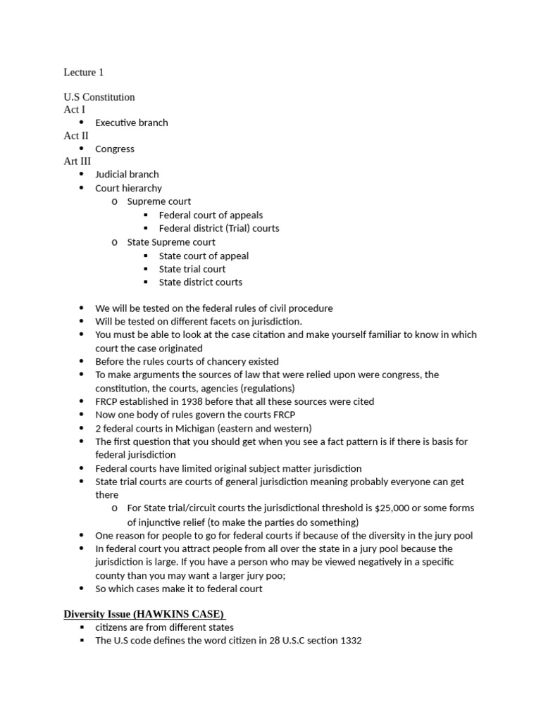 Lecture 1 | PDF