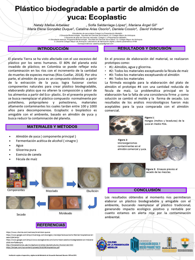 2.11. Plástico Biodegradable A Partir de Almidón de Yuca Ecoplastic ...