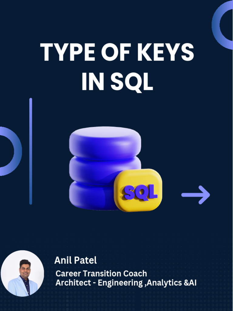 Keys In Sql Javatpoint