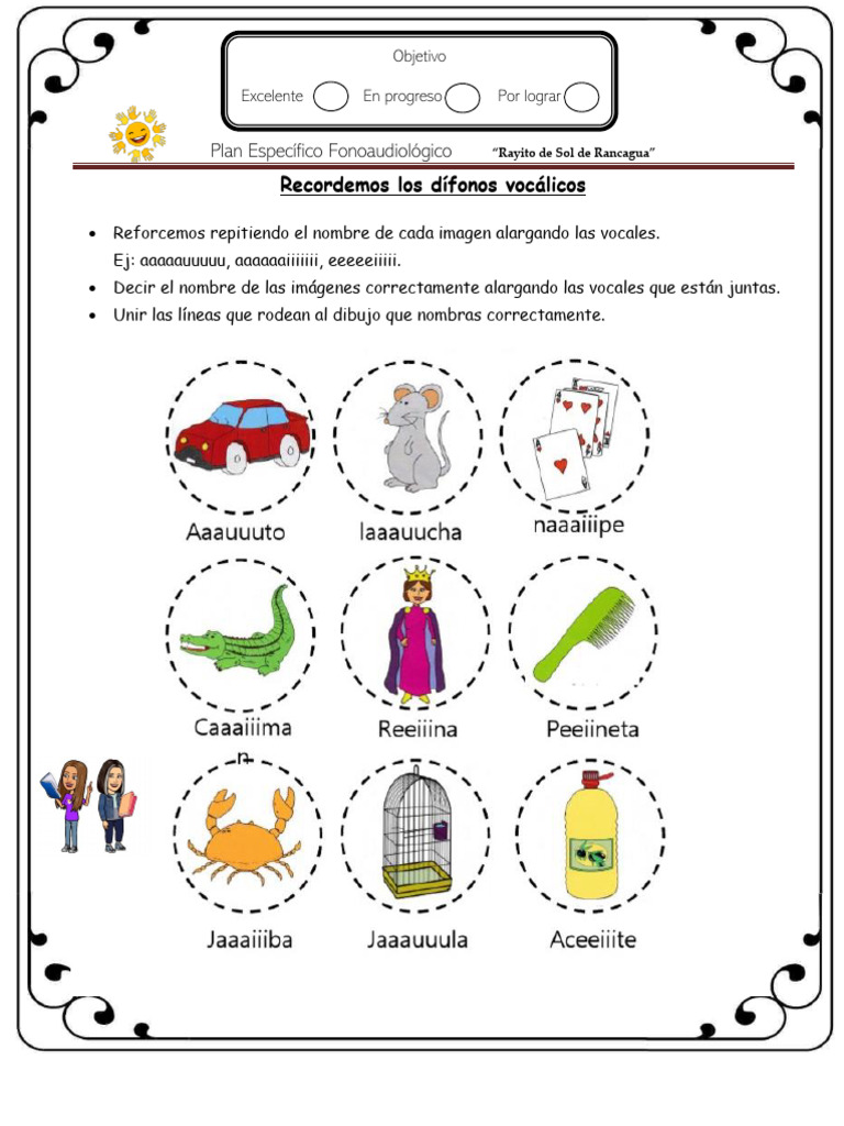 Dífonos Vocálicos 1NT | PDF