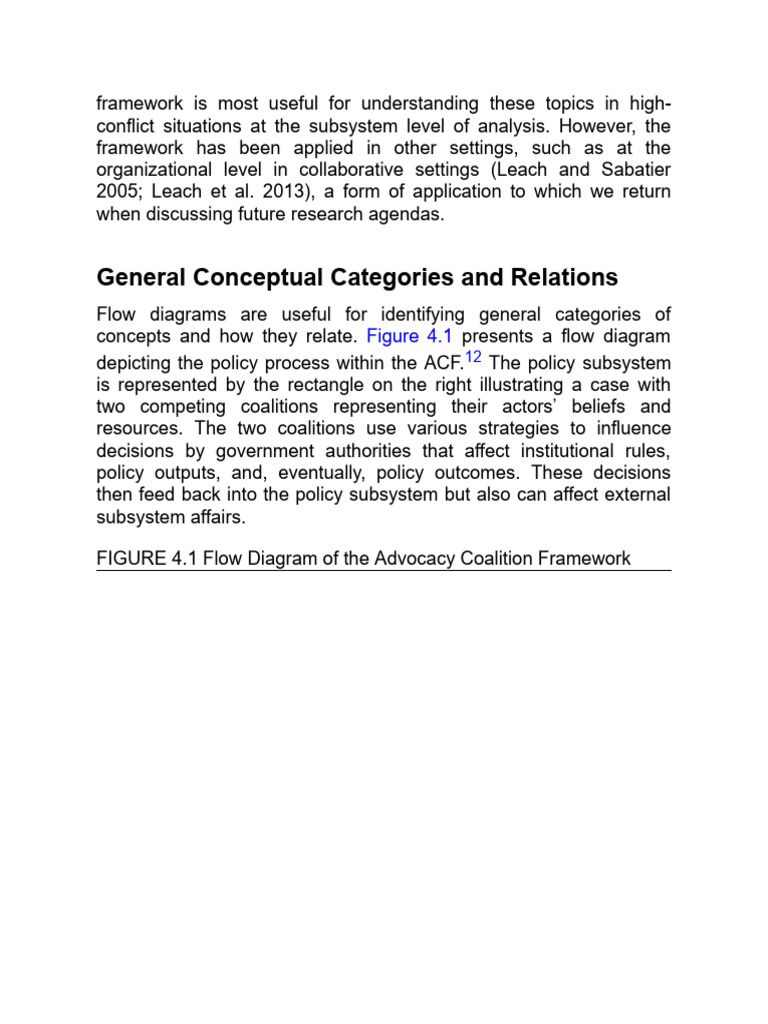 Theories of The Policy Process | PDF