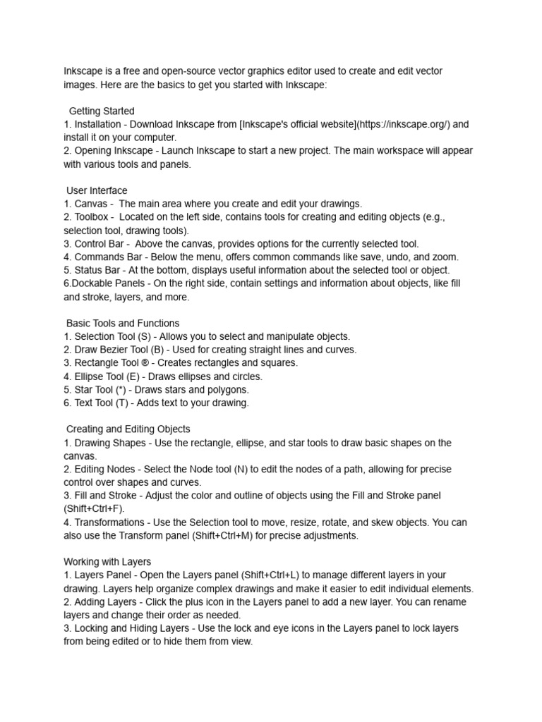 Inkscape And Rdworks Notes Pdf