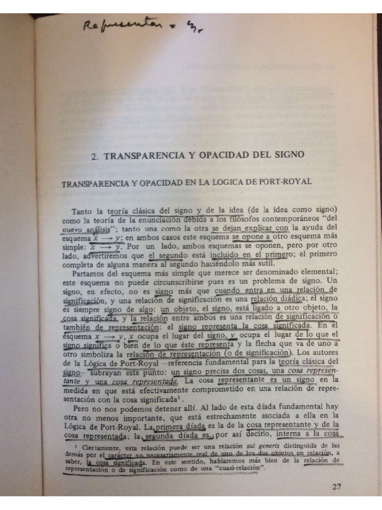 Transparencia y Opacidad Del Signo (Recalcati) | PDF