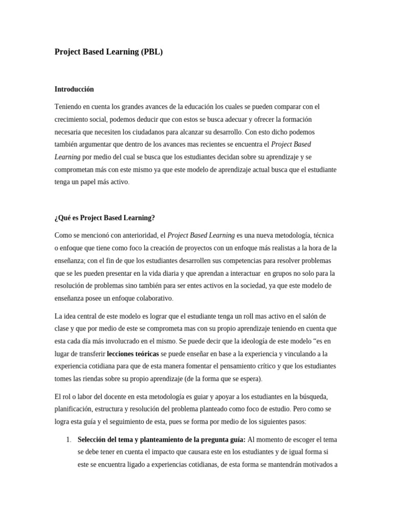 Daniela Barrios - PBL | PDF