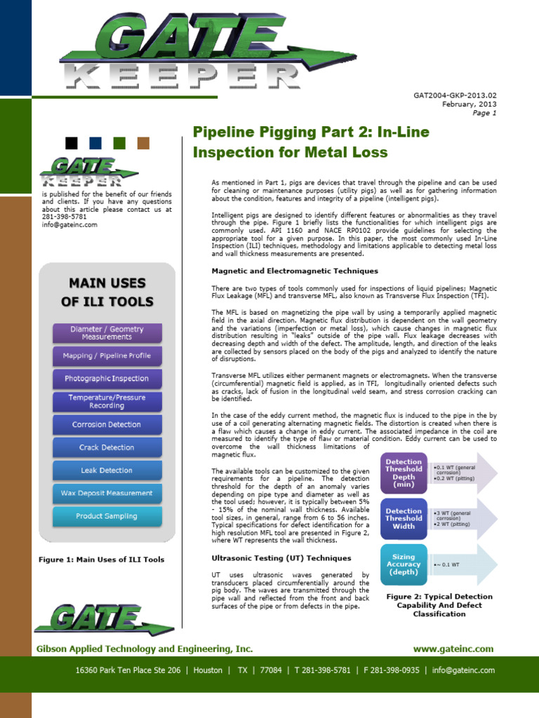 GAT2004 GKP 2013.02+ +Pipeline+Pigging+Part+2 | PDF