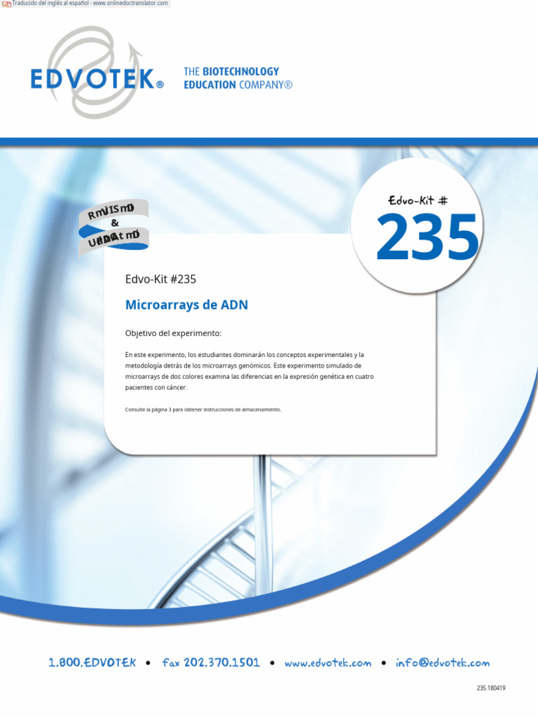 Microarrays 67893805.en - Es | PDF