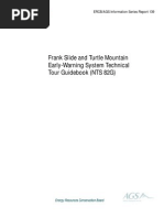 Information Series 139 Frank Slide and Turtle Mountain Early Warning System Technical Tour Guidebook (NTS 82G)