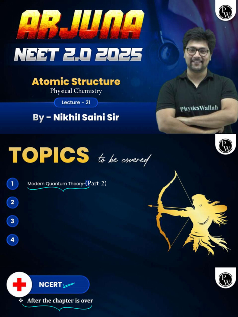 Atomic Structure 21 Classnotes Pdf