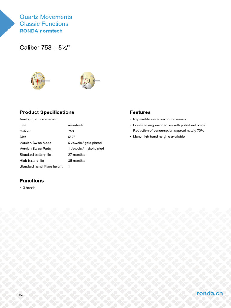 Datasheet 753 | PDF | Electrical Resistance And Conductance ...