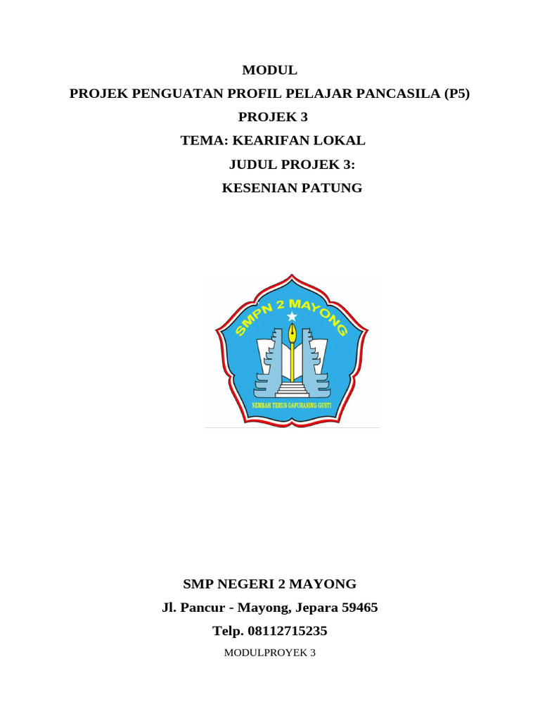 Modul P5 TEMA 3 New | PDF