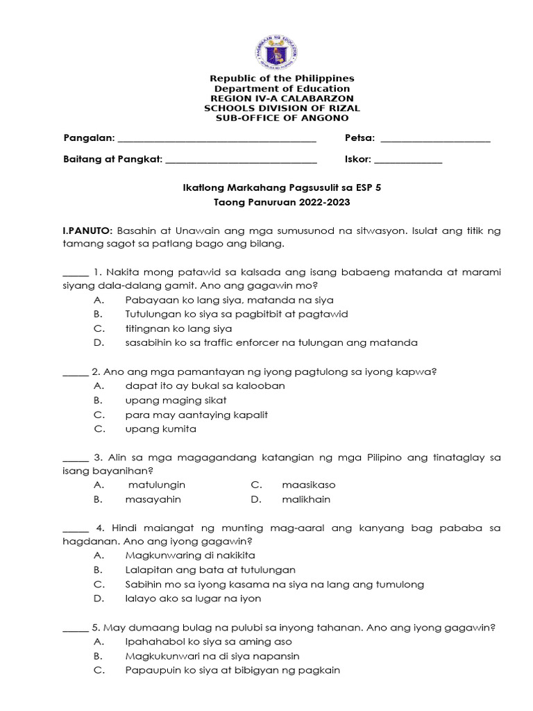 Q3 PT Esp5 | PDF