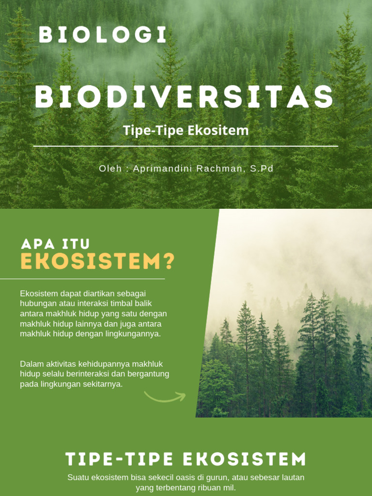 Tipe Ekosistem Pdf
