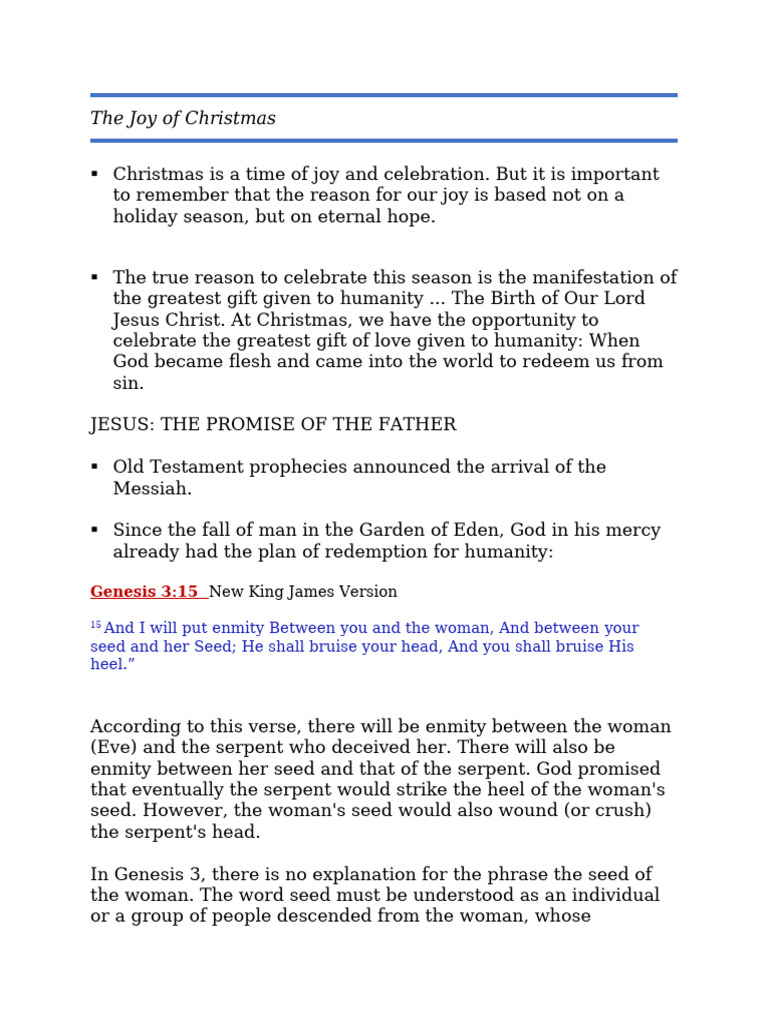 Christmas Devotional - 5 DEC 2020 | PDF