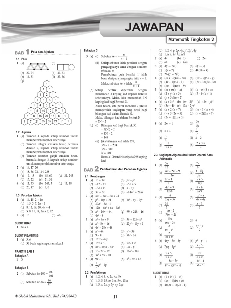 Jawapan Module Perfect 2 0 Matematik Tingkatan 2 Pdf