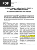 Download PMMA Synthesis by c N H Hunh SN76097542 doc pdf