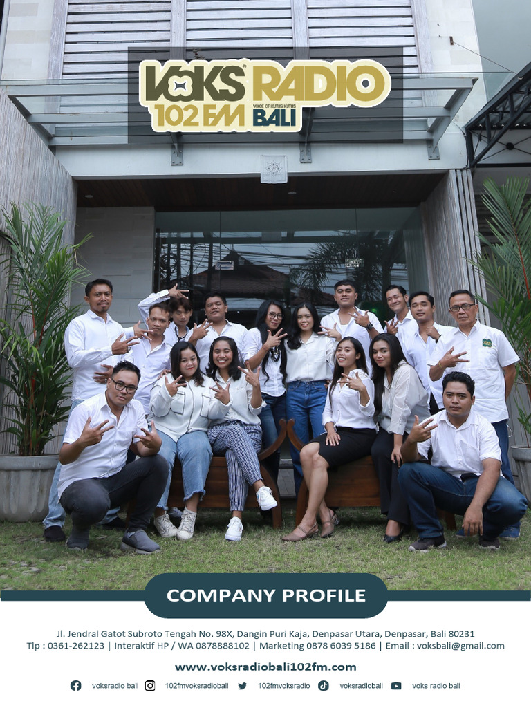 Compro Voks Radio Bali 102fm | PDF