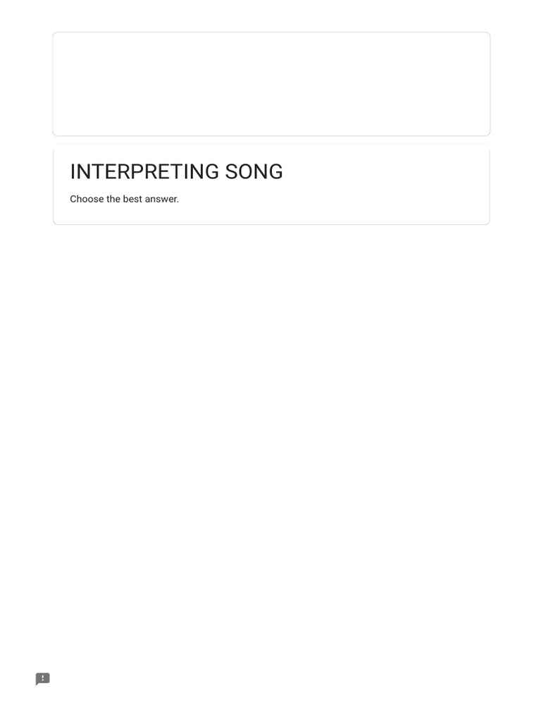 Interpreting Song | PDF