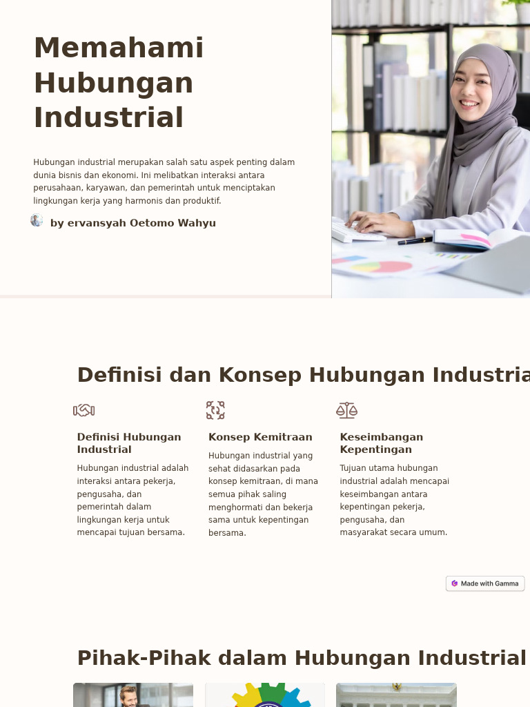 Memahami Hubungan Industrial | PDF