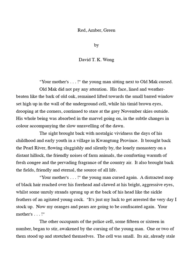 Red Amber Green PDF