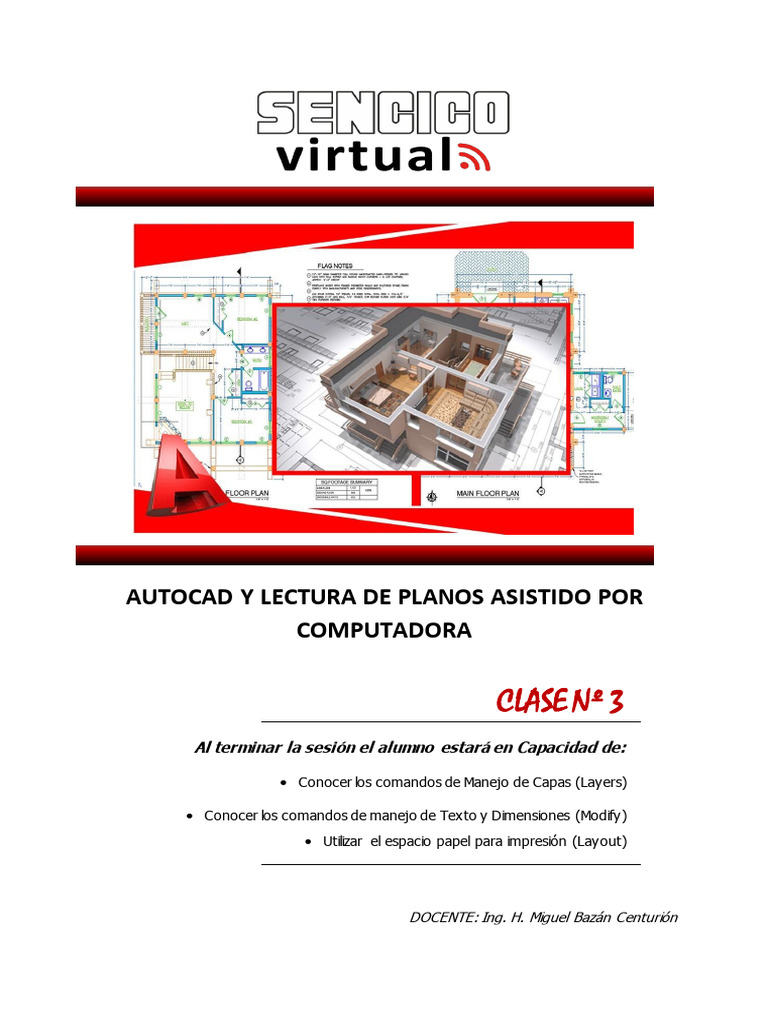Clase 3 - Autocad y Lectura de Planos | PDF