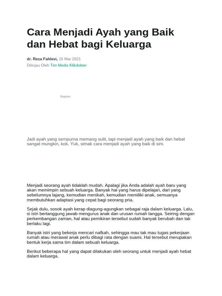 Gerakan ayah mengambil rapor perkuat peran keluarga guna wujudkan generasi hebat