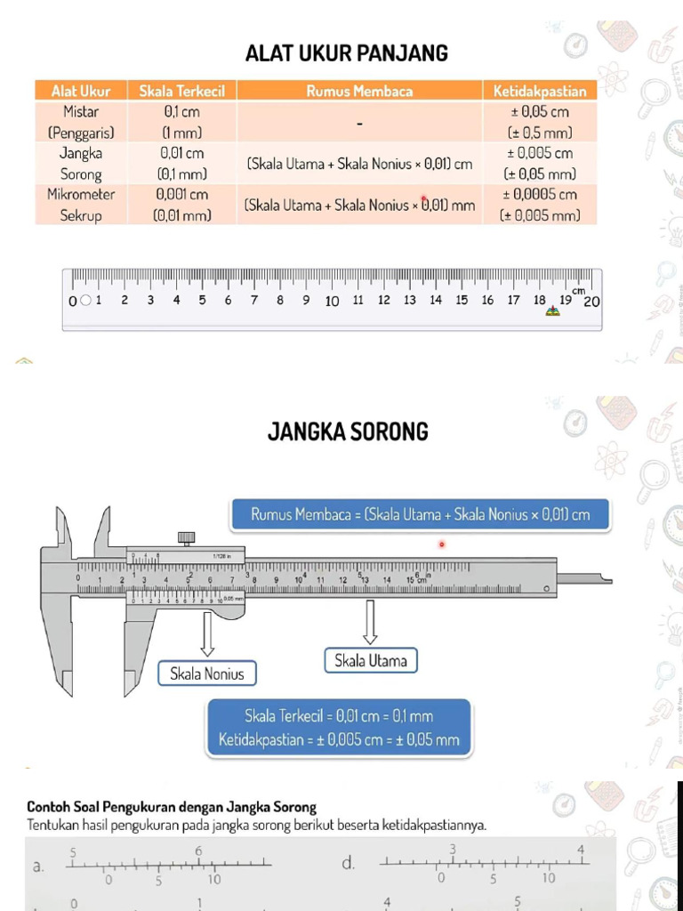 Various Measuring Instruments | PDF